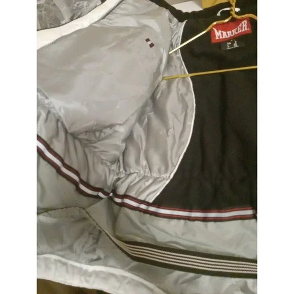 Marker Women White Colorblock Insulated Thermolite Ski Jacket‎ Size 6